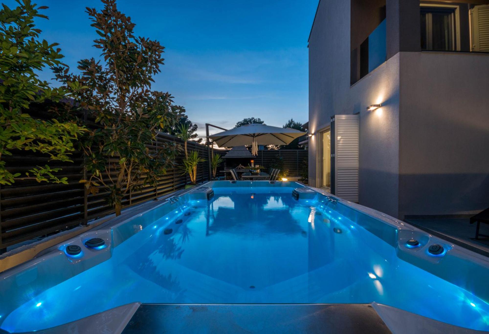 Apartament House With Pool Ledenko Biograd Na Moru Zewnętrze zdjęcie