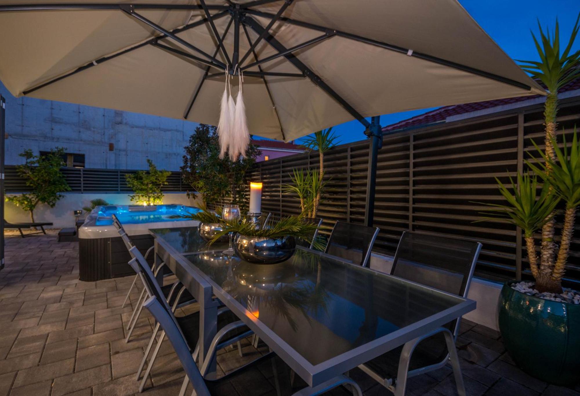 Apartament House With Pool Ledenko Biograd Na Moru Zewnętrze zdjęcie