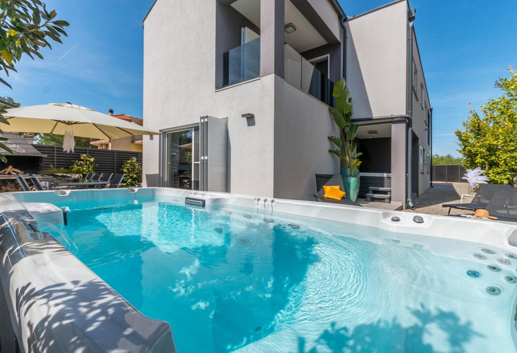 Apartament House With Pool Ledenko Biograd Na Moru Zewnętrze zdjęcie