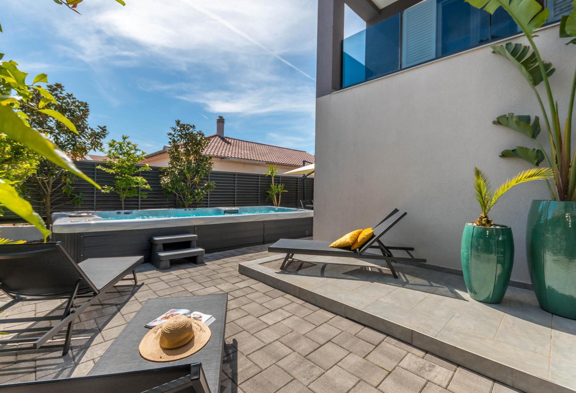 Apartament House With Pool Ledenko Biograd Na Moru Zewnętrze zdjęcie