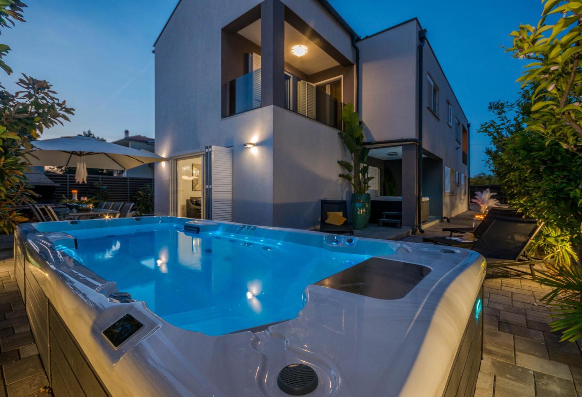 Apartament House With Pool Ledenko Biograd Na Moru Zewnętrze zdjęcie