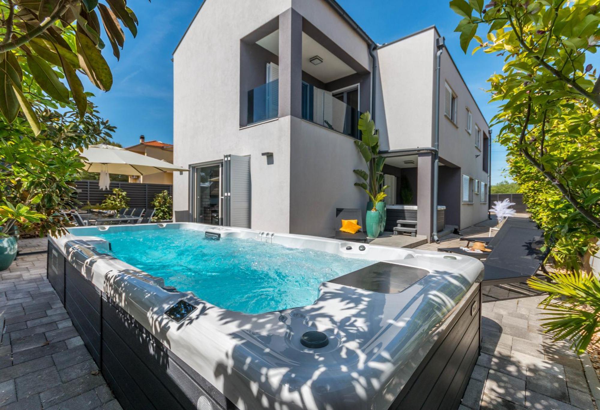 Apartament House With Pool Ledenko Biograd Na Moru Zewnętrze zdjęcie