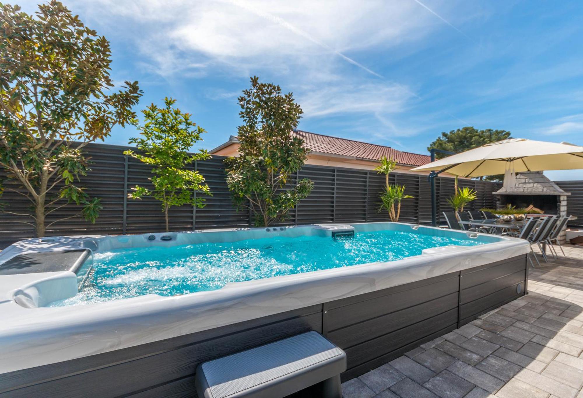 Apartament House With Pool Ledenko Biograd Na Moru Zewnętrze zdjęcie