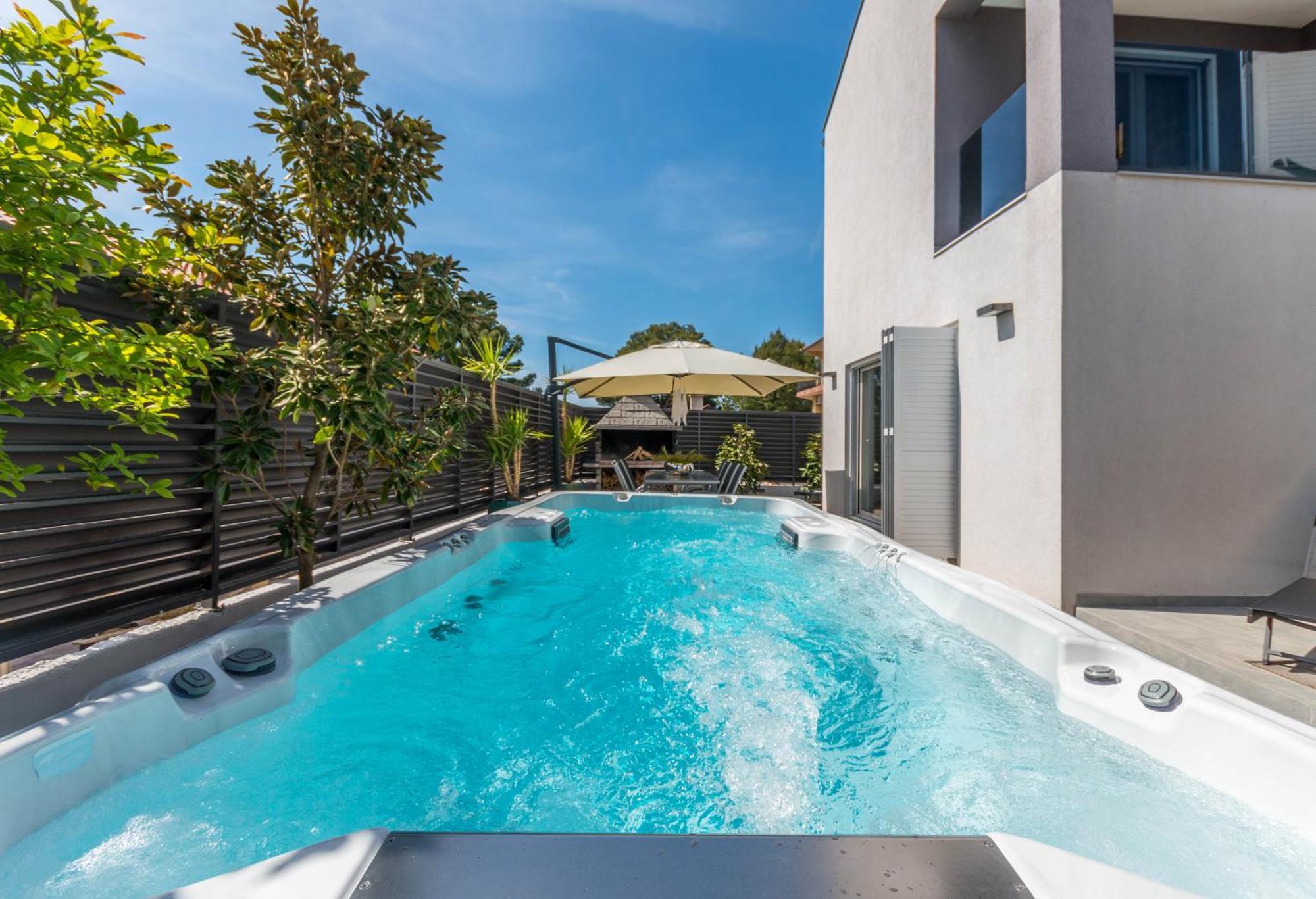 Apartament House With Pool Ledenko Biograd Na Moru Zewnętrze zdjęcie