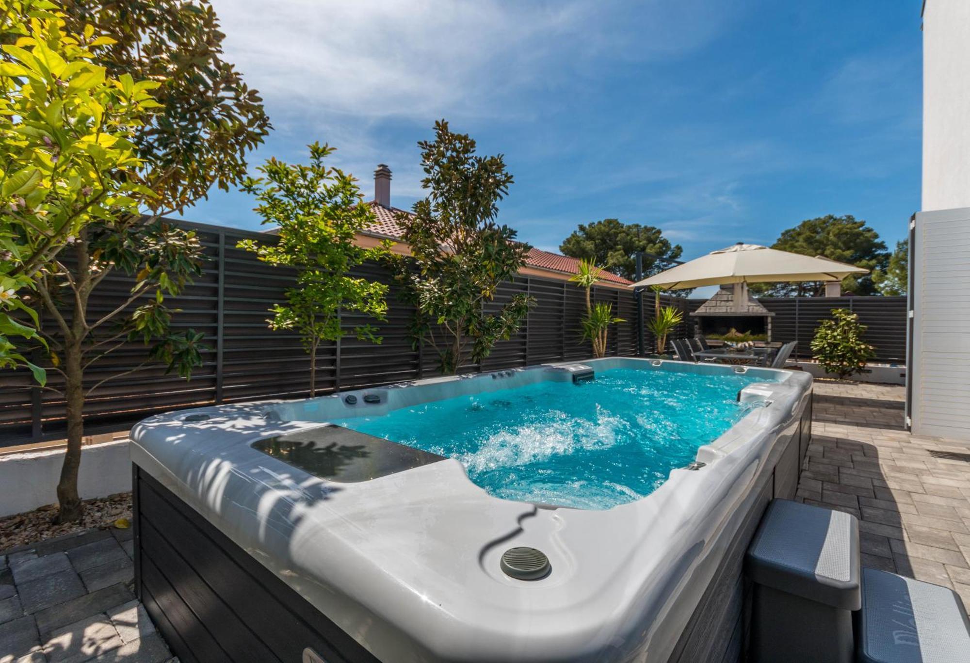 Apartament House With Pool Ledenko Biograd Na Moru Zewnętrze zdjęcie