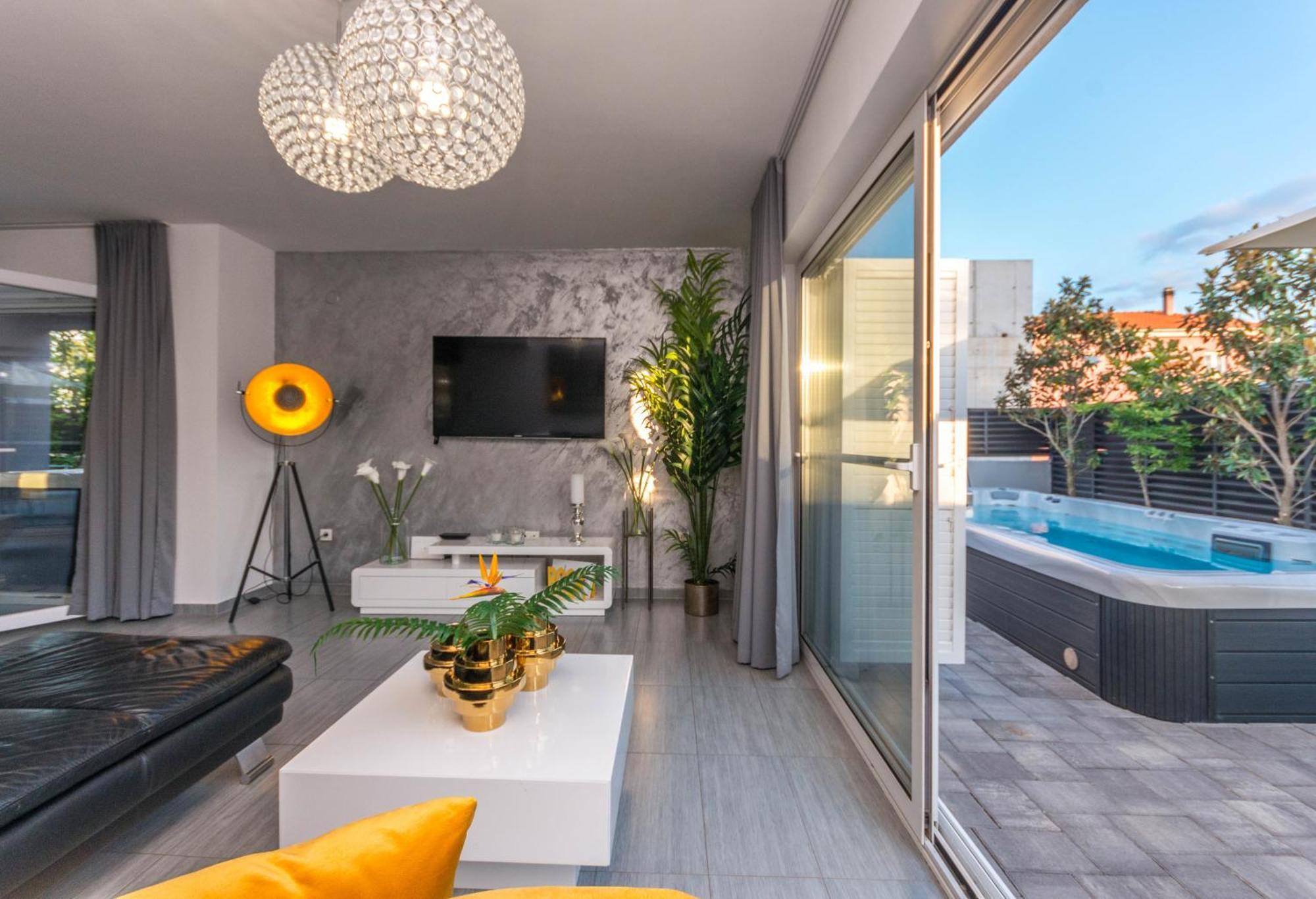 Apartament House With Pool Ledenko Biograd Na Moru Zewnętrze zdjęcie